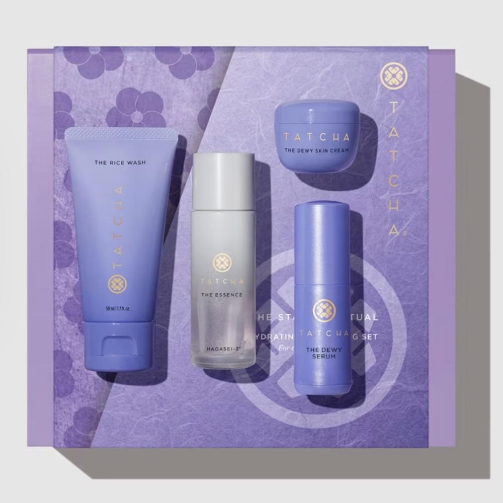 [Brand New] Tatcha The Starter Ritual Hydrating & Plumping Value Set